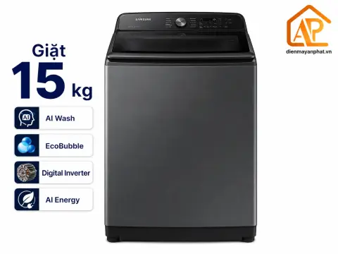 Máy giặt Samsung Inverter 15 Kg WA80F15S5CSV