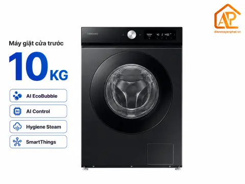 Máy giặt Samsung Bespoke AI EcoBubble Inverter 10 kg WW10DB7U34GBSV