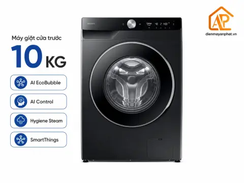 Máy giặt Samsung AI EcoBubble Inverter 10 kg WW10DG6U34LBSV