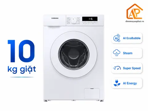 Máy giặt Samsung AI EcoBubble Inverter 10 kg WW10DG6U34LESV