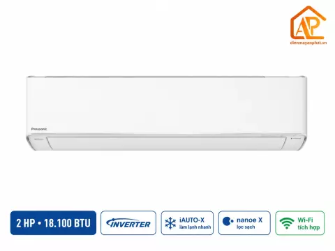 Điều hòa Panasonic inverter 1 chiều 18000BTU XU18ZKH-8