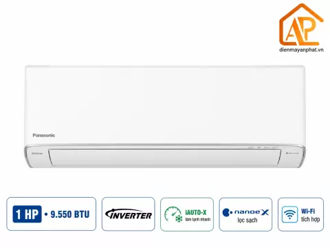 Điều hòa Panasonic Inverter 1 chiều 9000 BTU XU9BKH-8