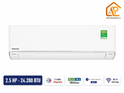 Điều hòa Panasonic 2 chiều inverter 24000BTU XZ24ZKH-8