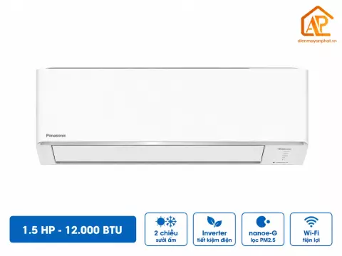 Điều hòa Panasonic 2 chiều 12000BTU inverter YZ12AKH-8
