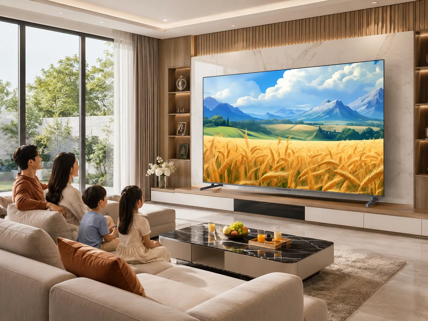 Google Tivi Coocaa 100 inch Android TV điều khiển giọng n&oacute;i