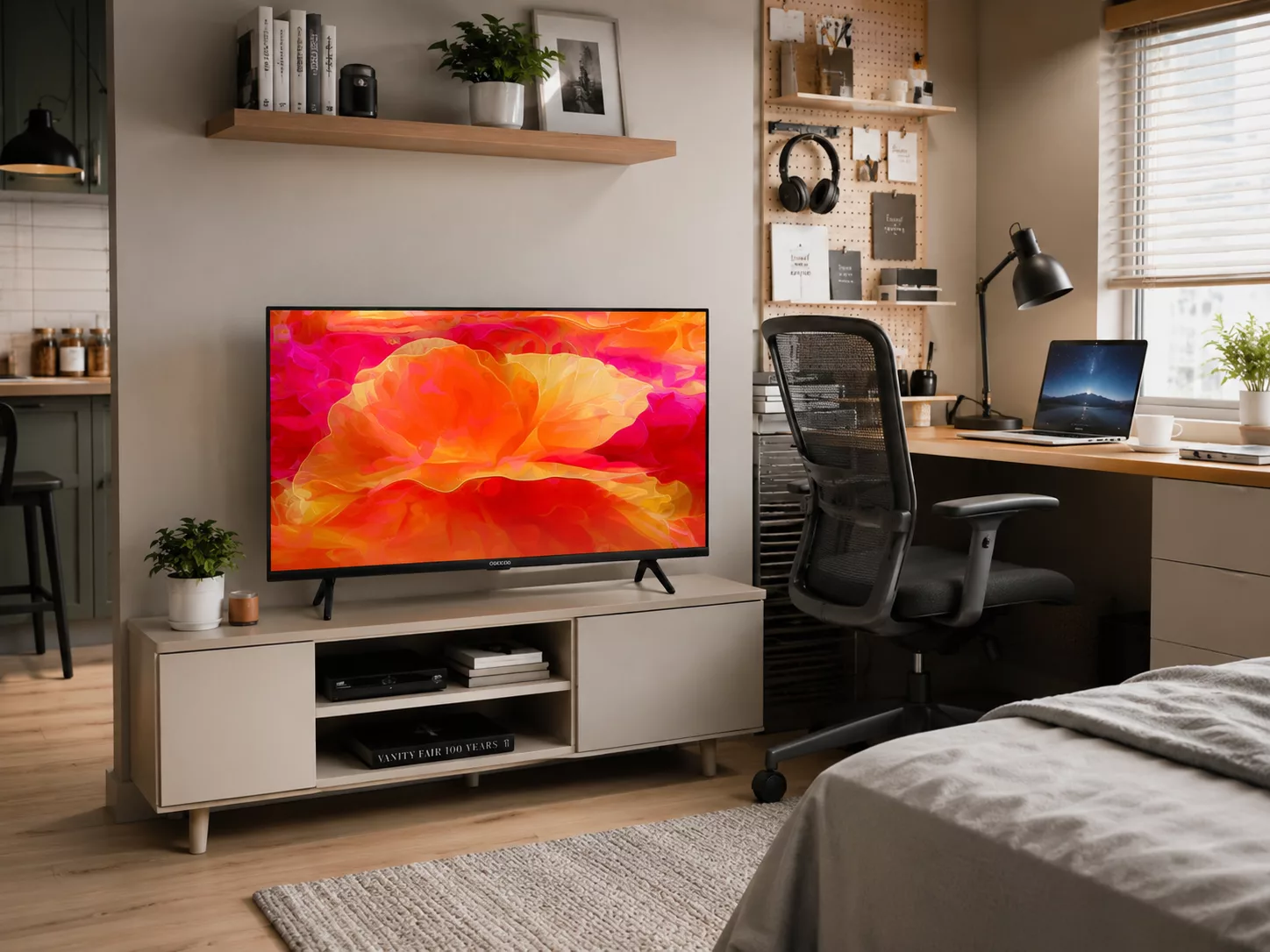 Tivi Coocaa 32 inch phù hợp phòng trọ căn hộ mini phòng làm việc