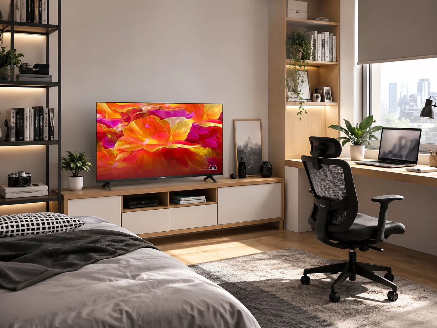 Tivi Coocaa 43 inch LED Full HD 4K xem YouTube Netflix