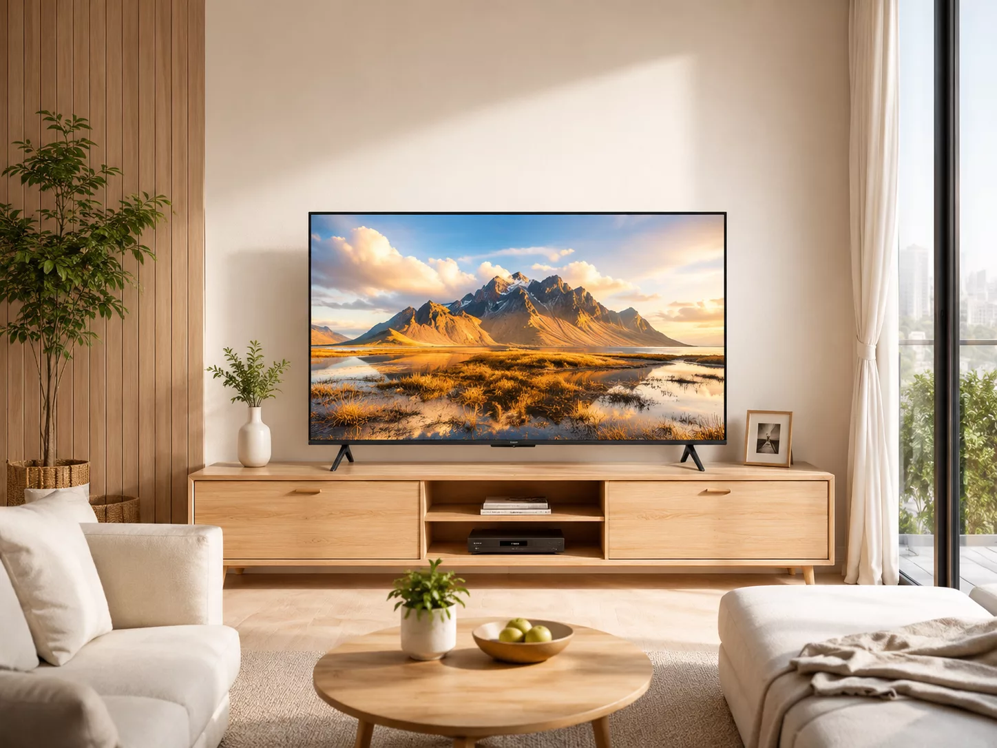 Khoảng c&aacute;ch xem Tivi Coocaa 55 inch ph&ugrave; hợp diện t&iacute;ch ph&ograve;ng