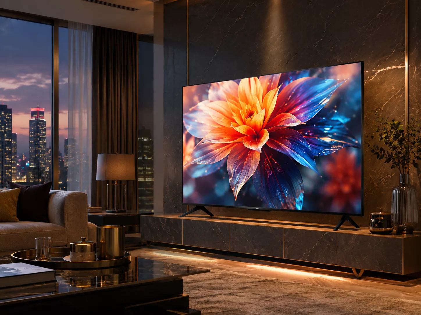 Google Tivi Coocaa 55 inch Android TV điều khiển giọng n&oacute;i
