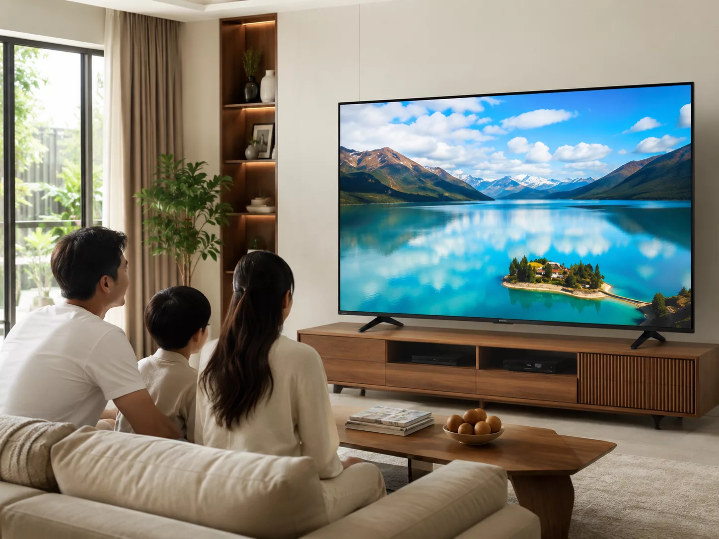 Khoảng c&aacute;ch xem Tivi Toshiba ph&ugrave; hợp ph&ograve;ng ngủ ph&ograve;ng kh&aacute;ch