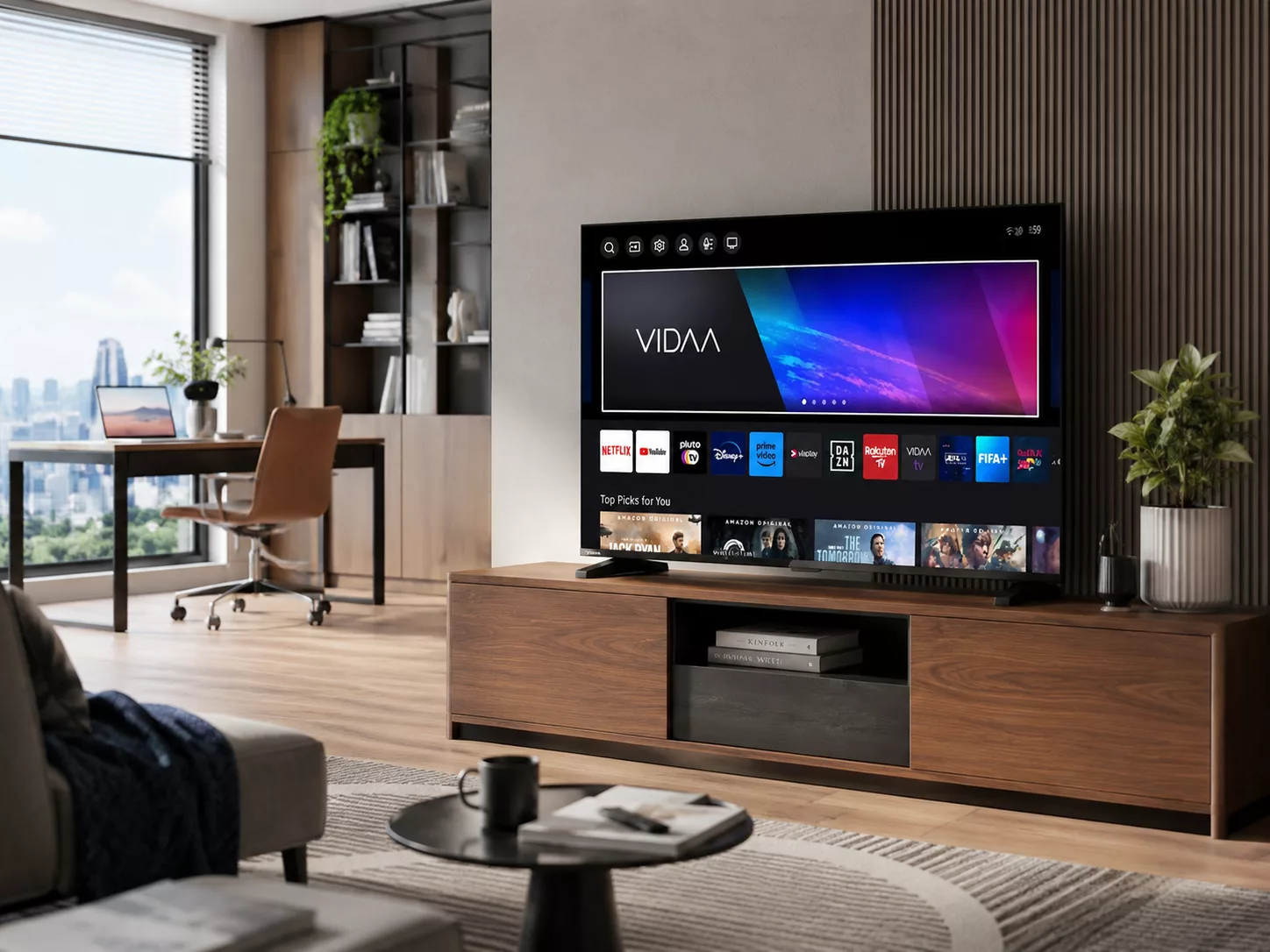 Google Tivi Toshiba 50 inch Android TV VIDAA điều khiển giọng n&oacute;i