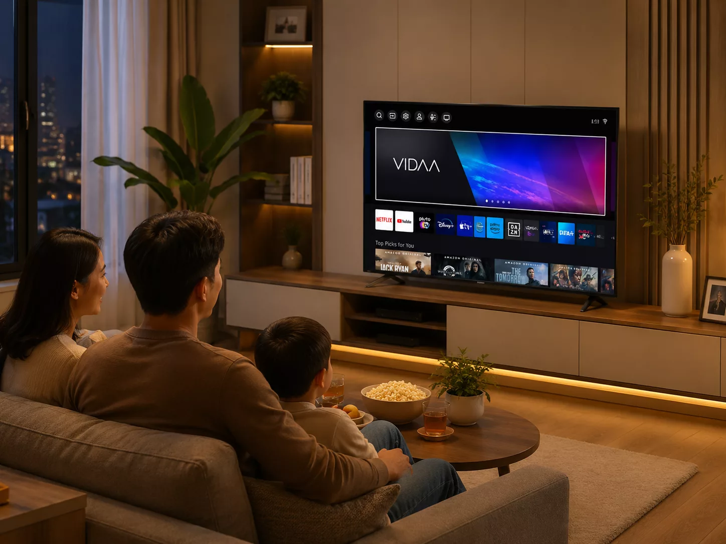 Tivi Toshiba 50 inch LED QLED 4K UHD xem YouTube Netflix