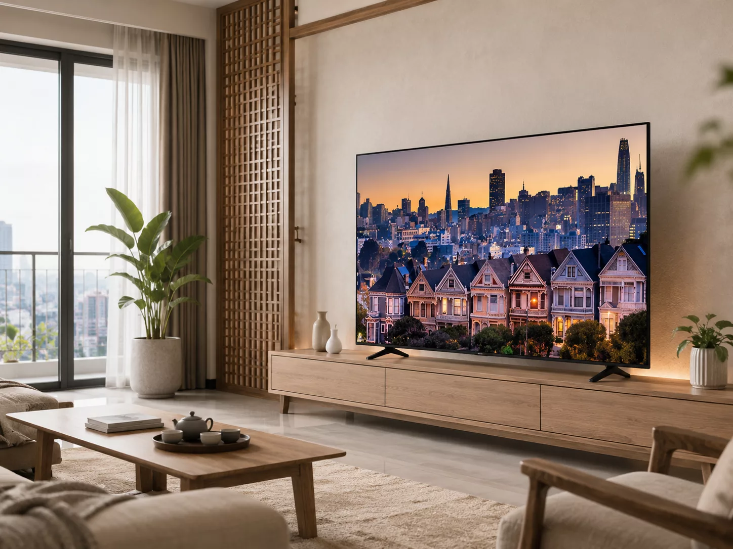 Lắp đặt Tivi Toshiba 65 inch treo tường ch&iacute;nh h&atilde;ng an to&agrave;n