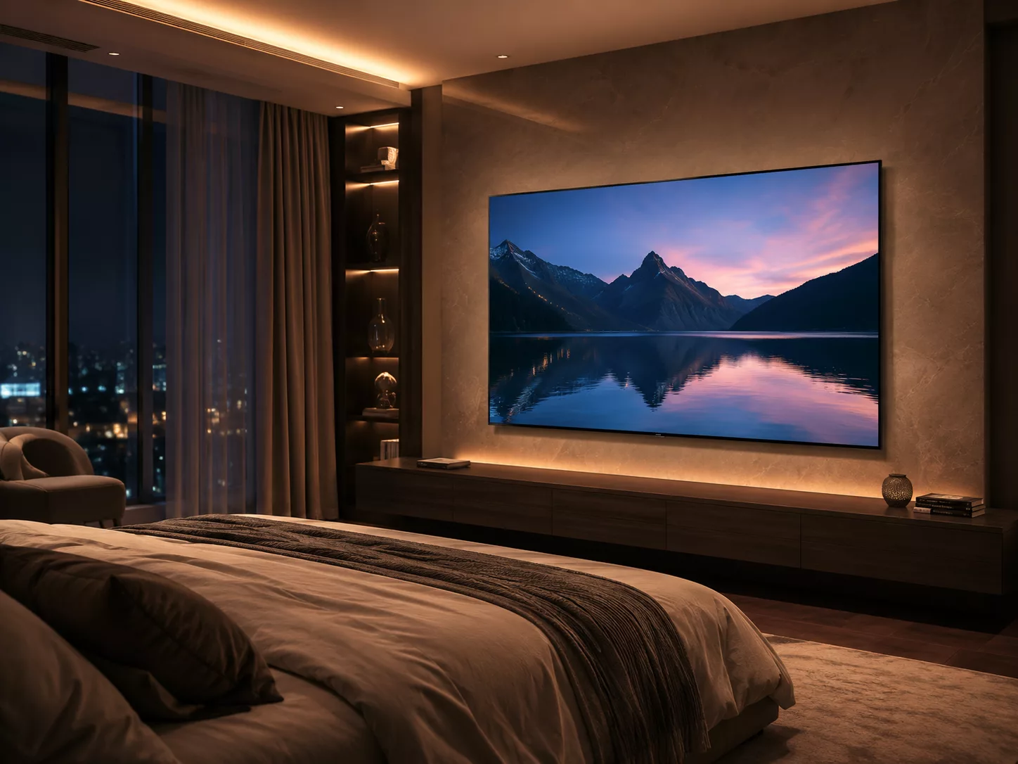 Khoảng cách xem Tivi Toshiba 75 inch phù hợp diện tích phòng