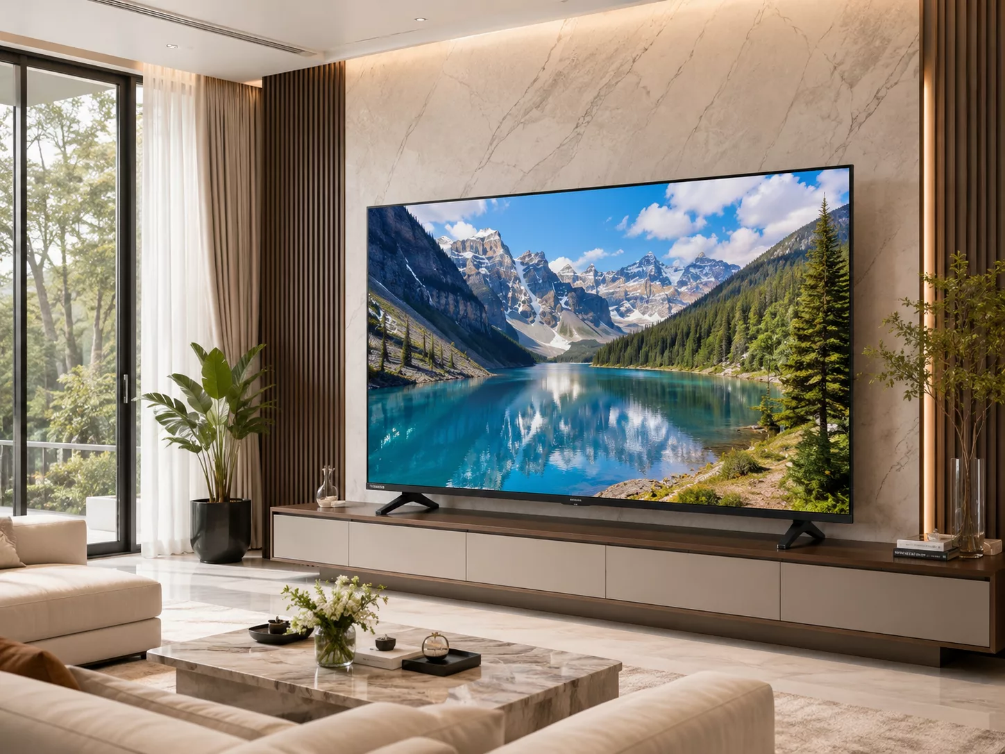 Lắp đặt Tivi Toshiba 85 inch treo tường chính hãng an toàn chuyên nghiệp
