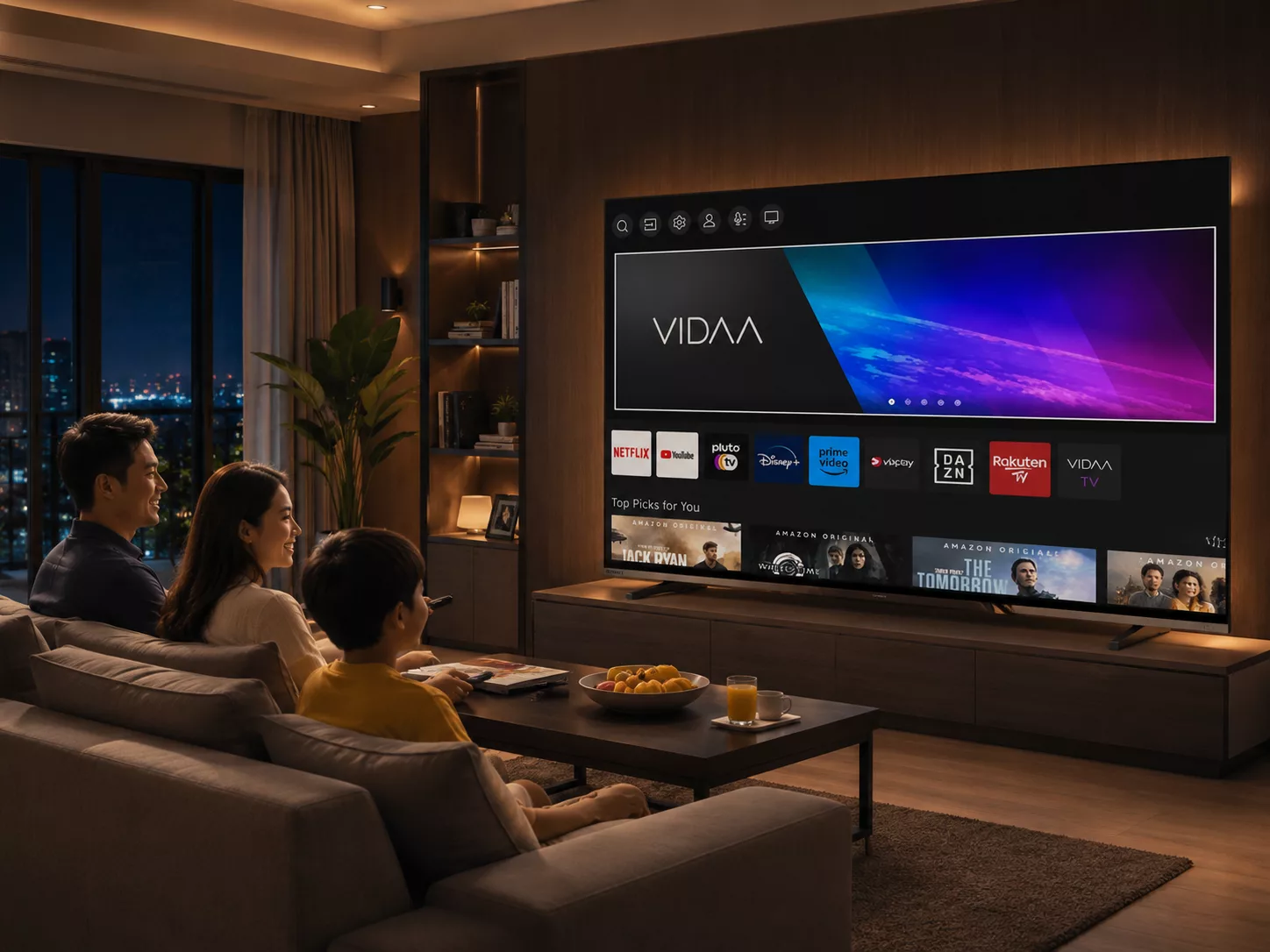 Google Tivi Toshiba 85 inch Android TV VIDAA điều khiển giọng nói