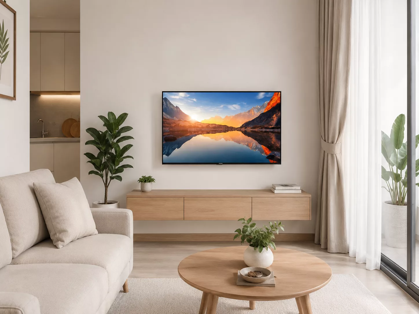 Tivi Xiaomi 32 inch ph&ograve;ng ngủ nhỏ xem YouTube Netflix