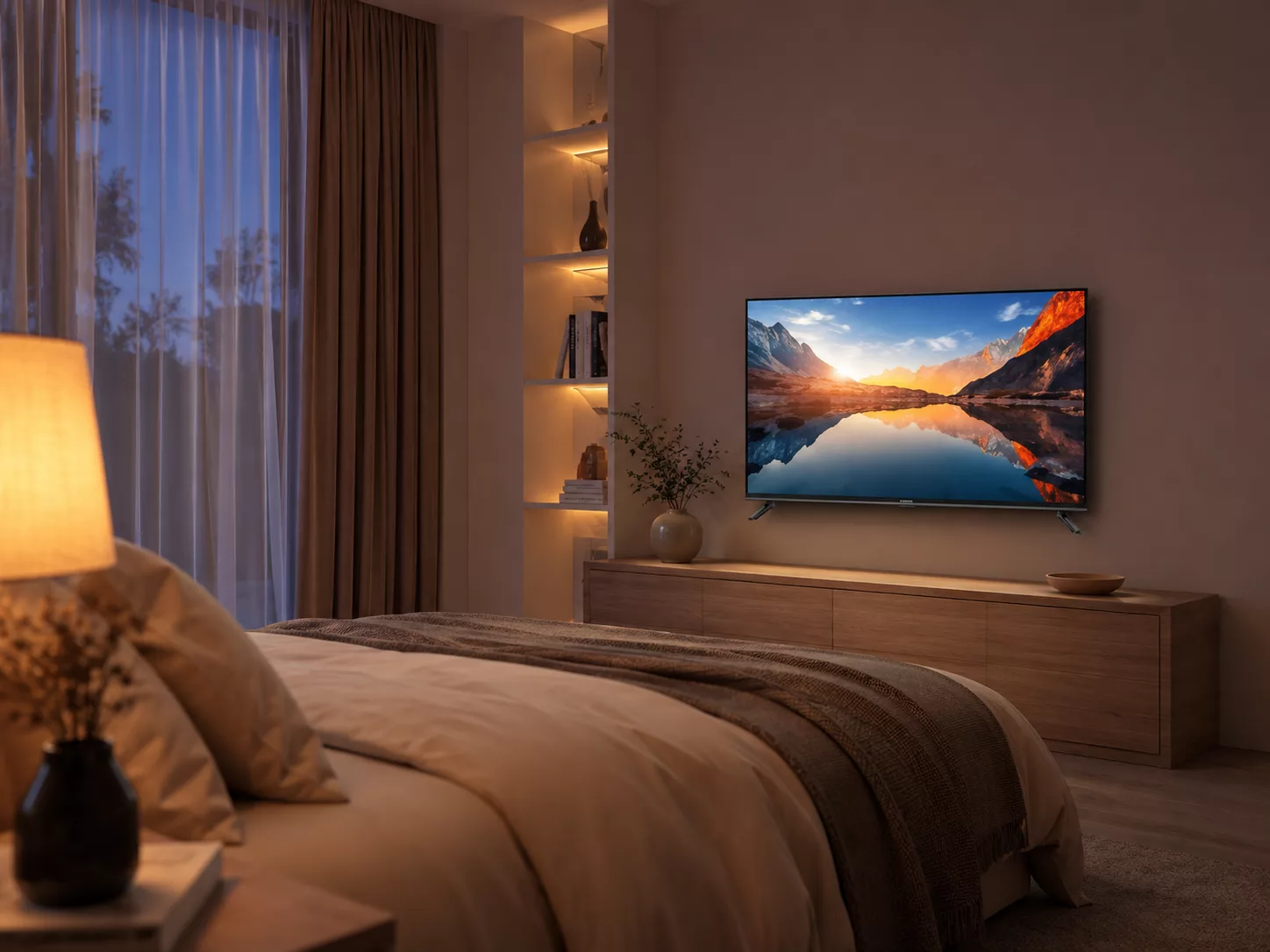Khoảng c&aacute;ch xem Tivi Xiaomi 32 inch ph&ugrave; hợp diện t&iacute;ch ph&ograve;ng