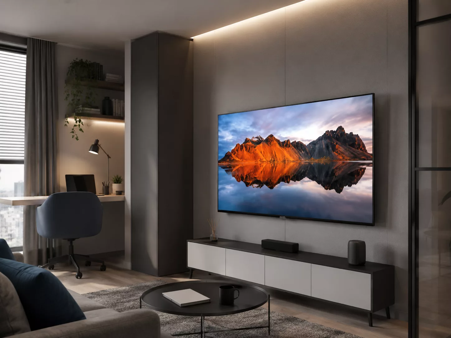 Tivi Xiaomi 43 inch 4K LED QLED hình ảnh sắc nét
