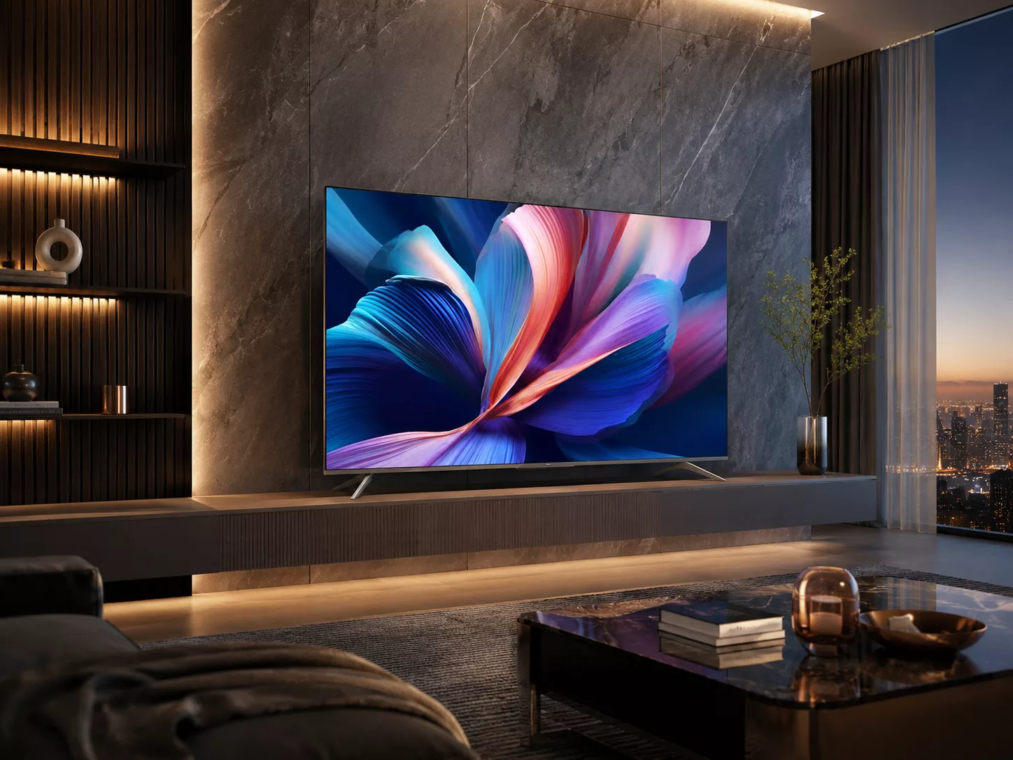 Tivi Xiaomi 55 inch 4K LED QLED Mini LED h&igrave;nh ảnh sắc n&eacute;t