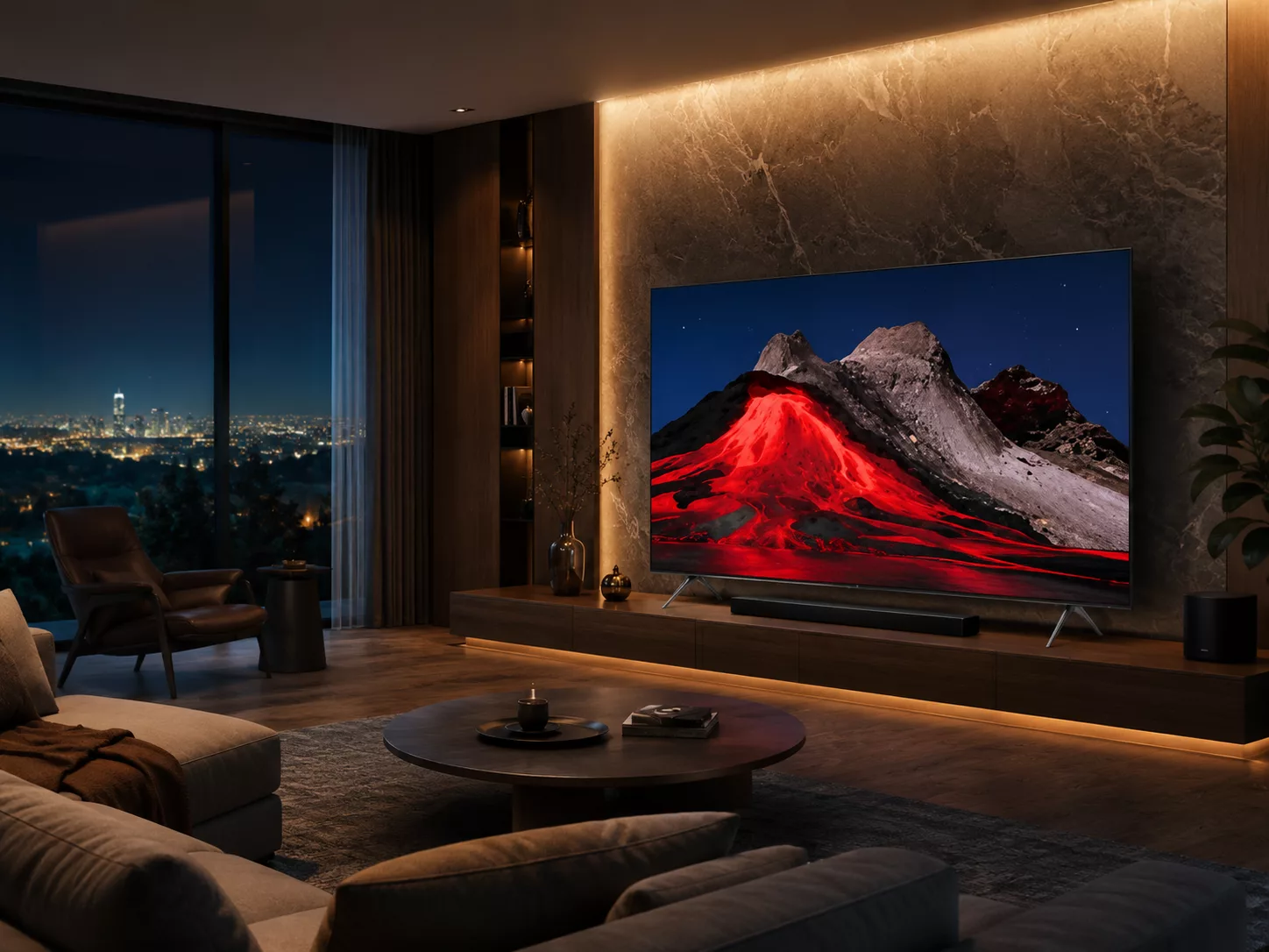 Tivi Xiaomi 65 inch phòng khách rộng xem phim 4K