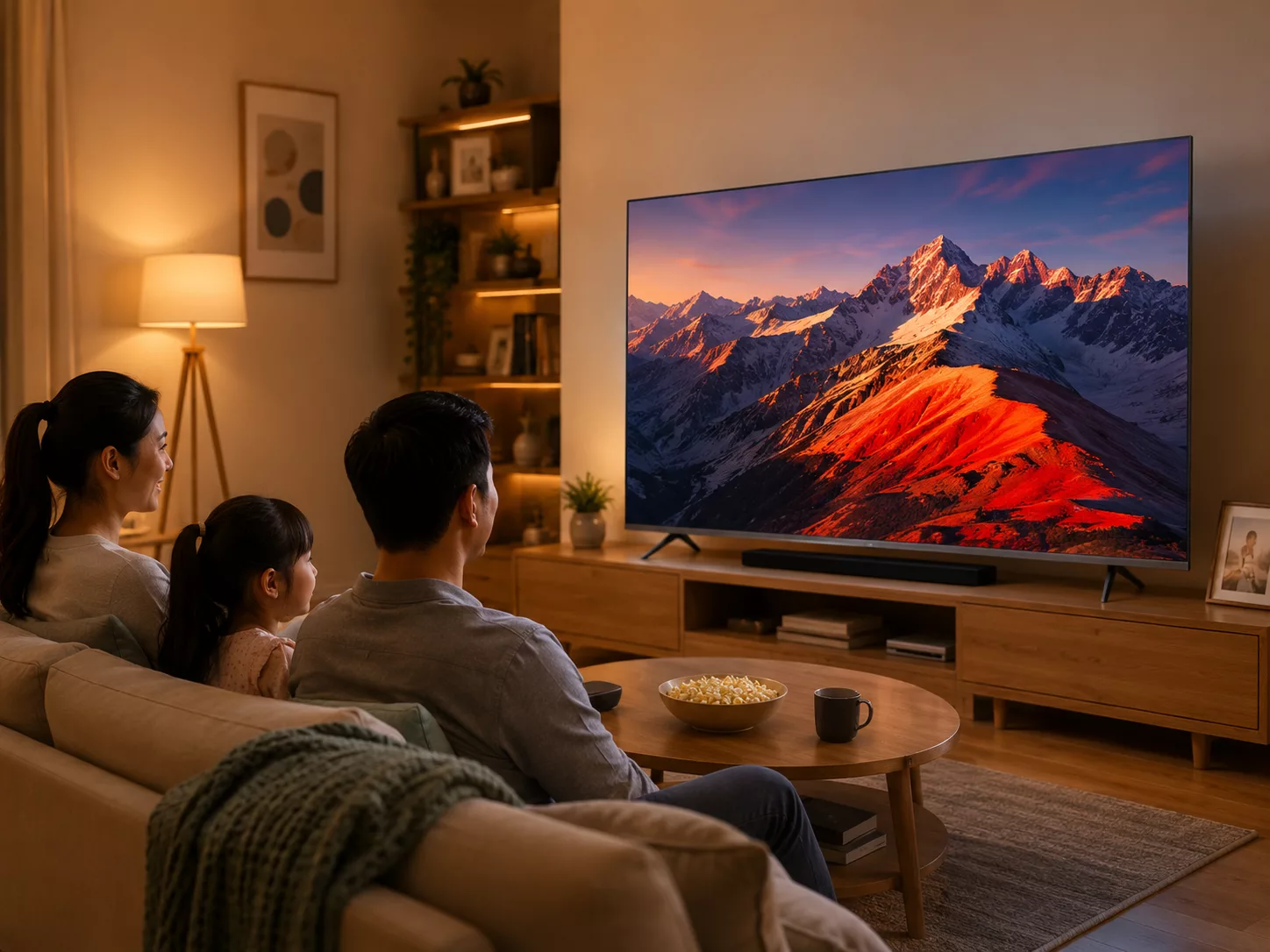 Khoảng cách xem Tivi Xiaomi 65 inch phù hợp diện tích phòng