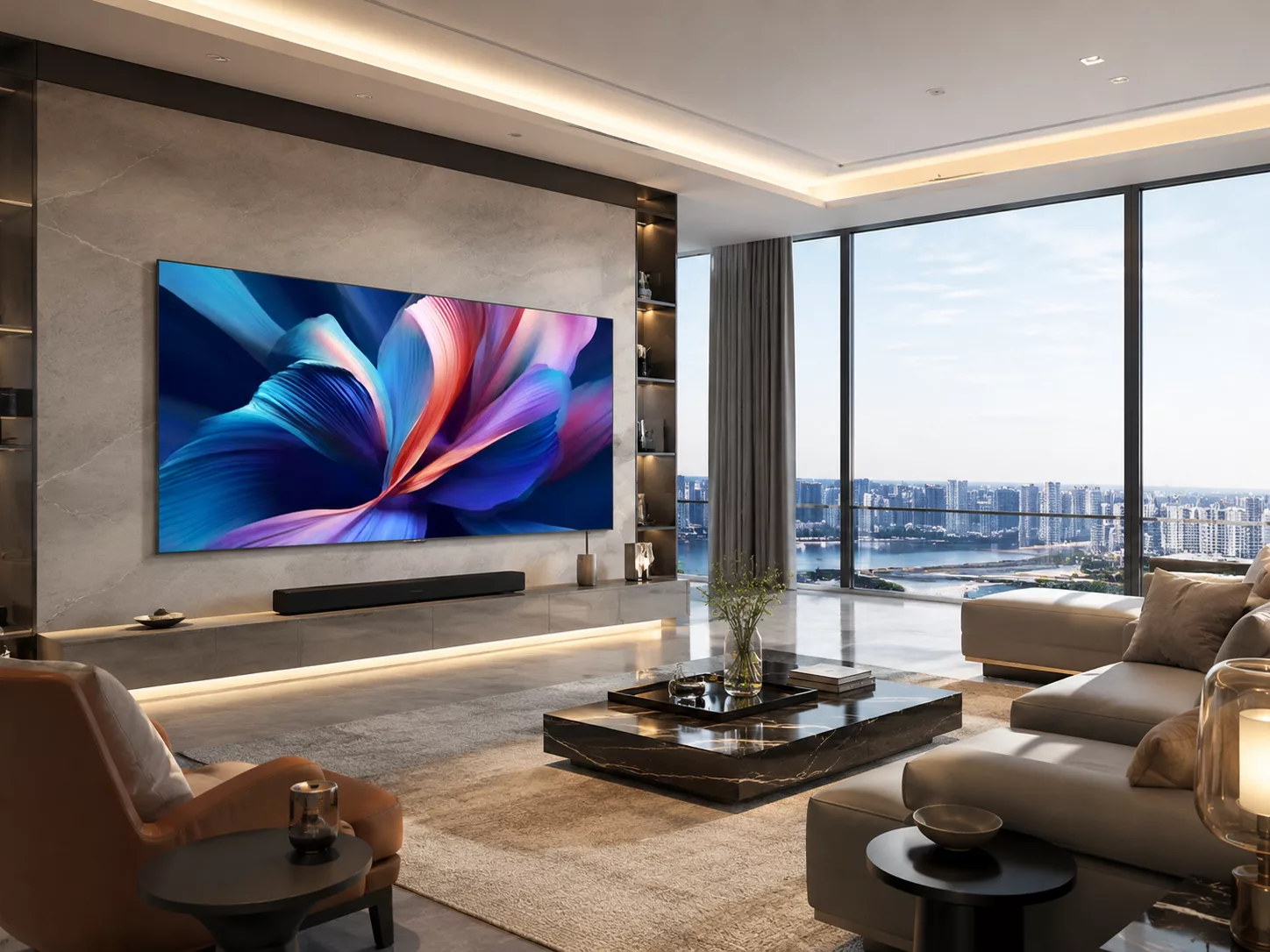 Tivi Xiaomi 75 inch phù hợp căn hộ cao cấp nhà phố biệt thự