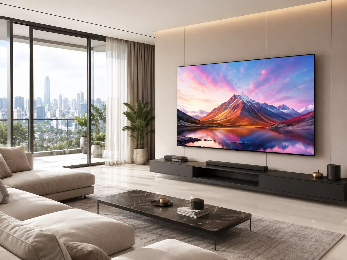Google Tivi Xiaomi 85 inch Android TV điều khiển giọng nói