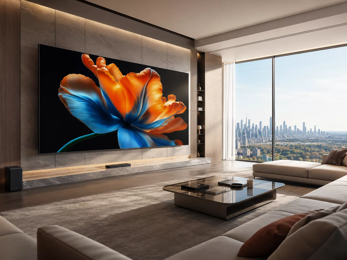 Tivi Xiaomi 98 inch phòng khách siêu rộng phòng giải trí