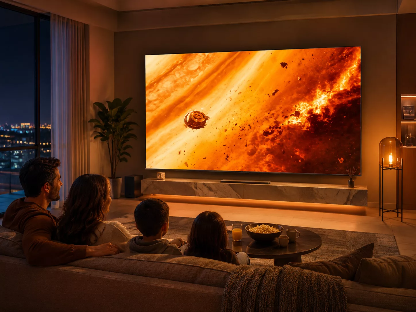 Khoảng cách xem Tivi Xiaomi 98 inch phù hợp diện tích phòng