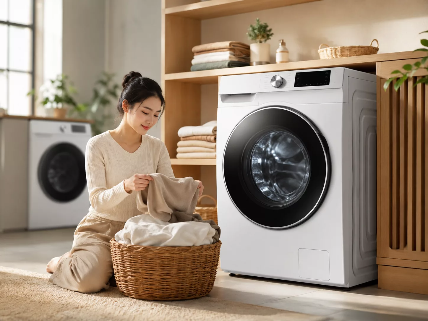 Giao hàng lắp đặt máy giặt Samsung chính hãng tại nhà an toàn