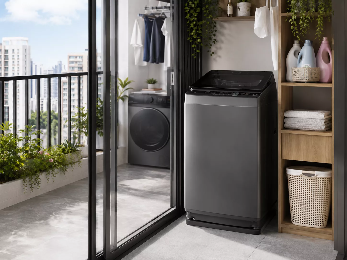 M&aacute;y giặt Toshiba lồng đứng cho gia đ&igrave;nh