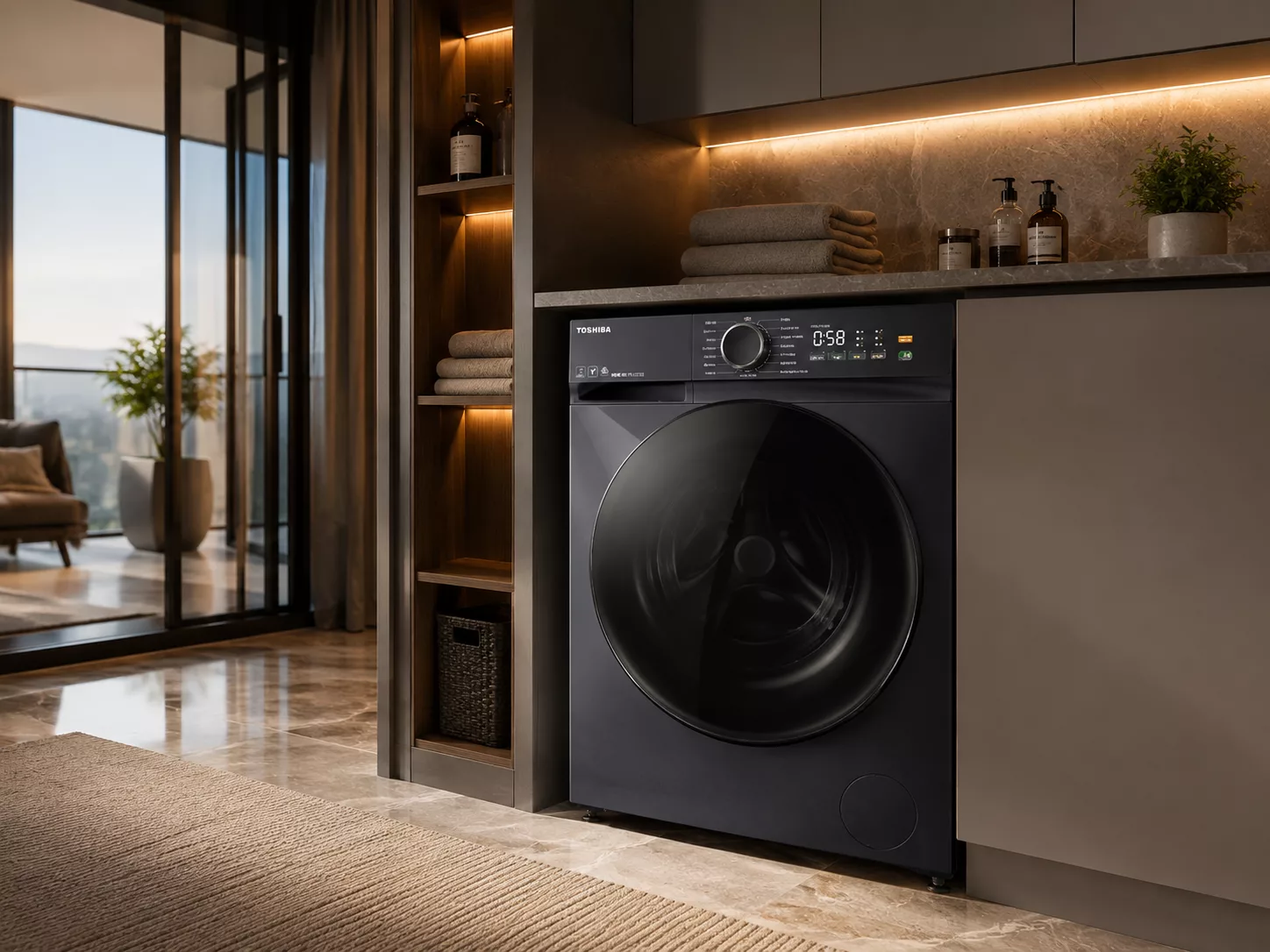 M&aacute;y giặt Toshiba ph&ugrave; hợp gia đ&igrave;nh v&agrave; căn hộ chung cư