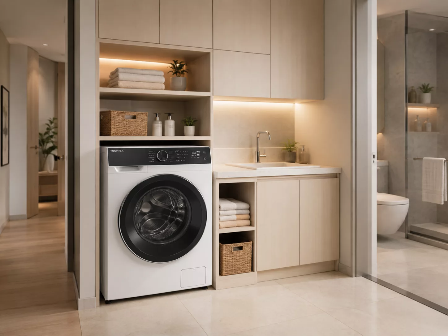 C&aacute;ch chọn m&aacute;y giặt Toshiba lồng ngang theo khối lượng giặt