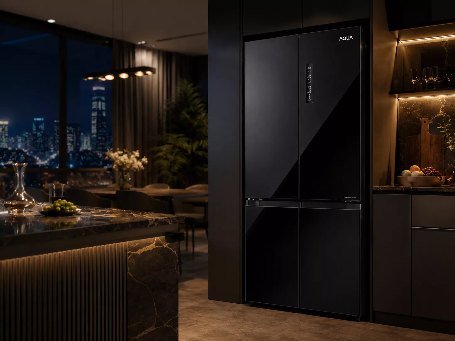 Chọn dung tích tủ lạnh Aqua Multi Door theo số người dùng gia đình