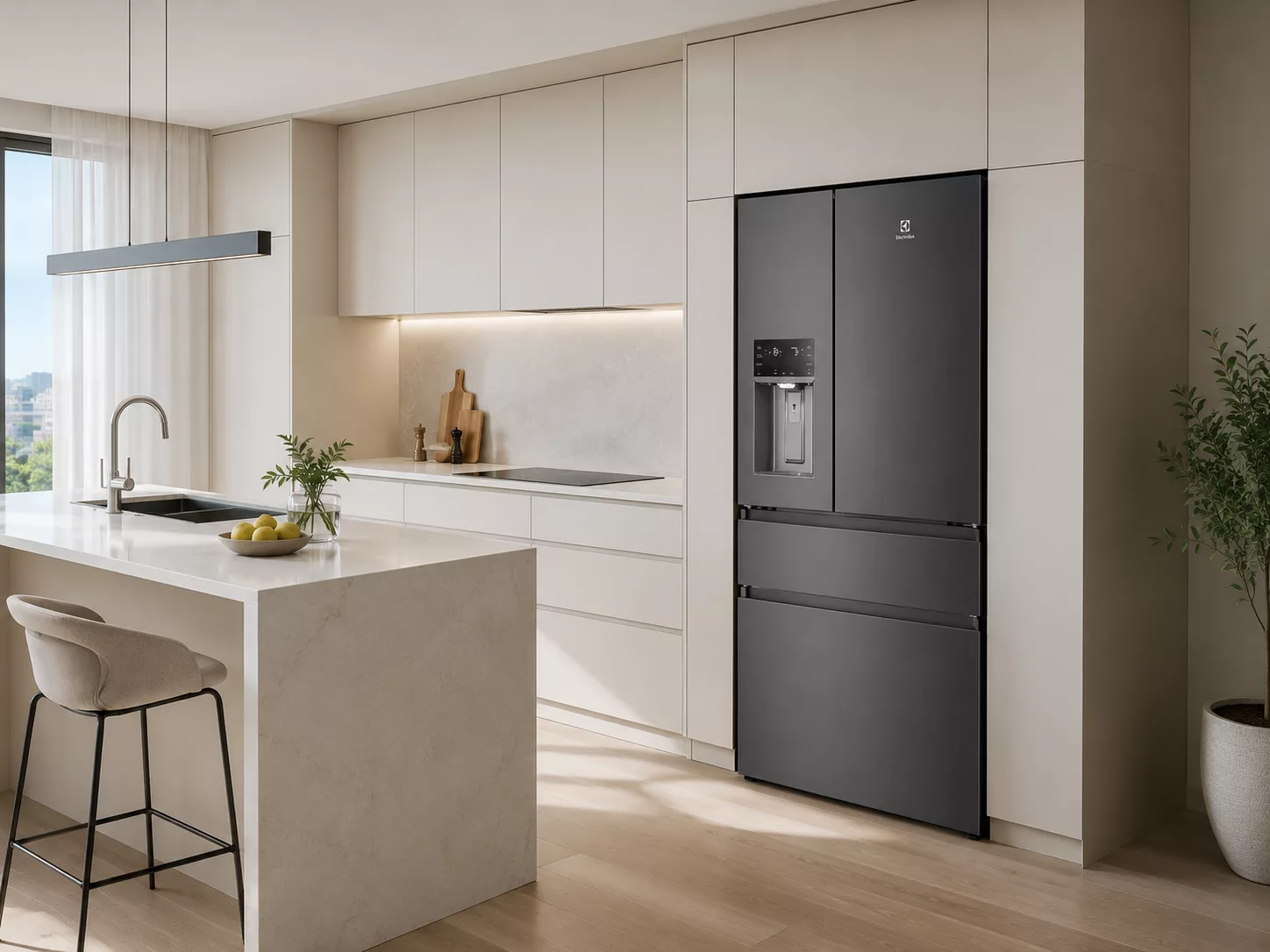 Chọn dung t&iacute;ch tủ lạnh Electrolux Multi Door theo số người d&ugrave;ng gia đ&igrave;nh