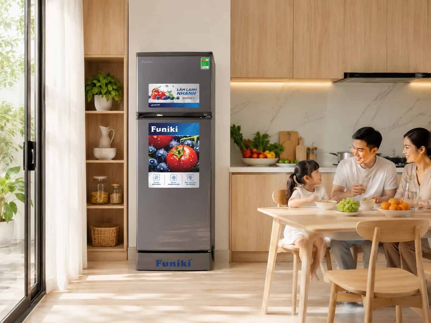 Tủ lạnh Funiki ch&iacute;nh h&atilde;ng gi&aacute; tốt nhiều dung t&iacute;ch kiểu d&aacute;ng