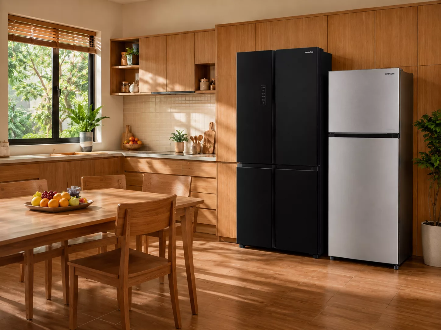 Tủ lạnh Hitachi Inverter 2 c&aacute;nh 4 c&aacute;nh Side By Side Multi Door ch&iacute;nh h&atilde;ng