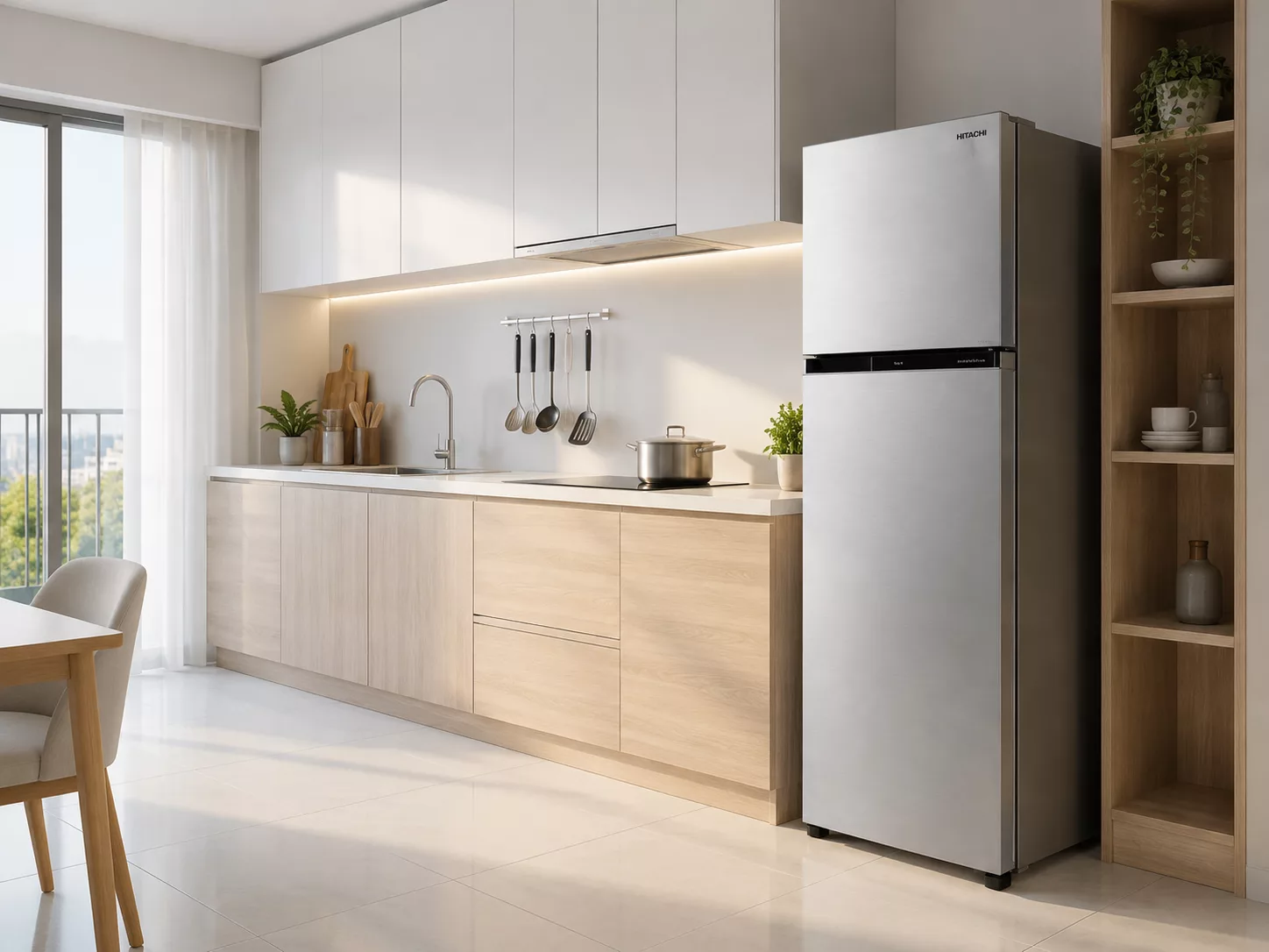 Tủ lạnh Hitachi 2 c&aacute;nh 4 c&aacute;nh Side By Side Multi Door ch&iacute;nh h&atilde;ng