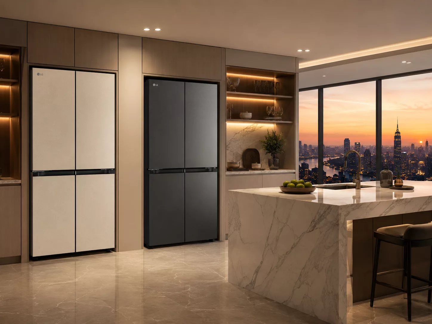Tủ lạnh LG Multi Door nhiều cửa dung tích lớn cho gia đình đông người