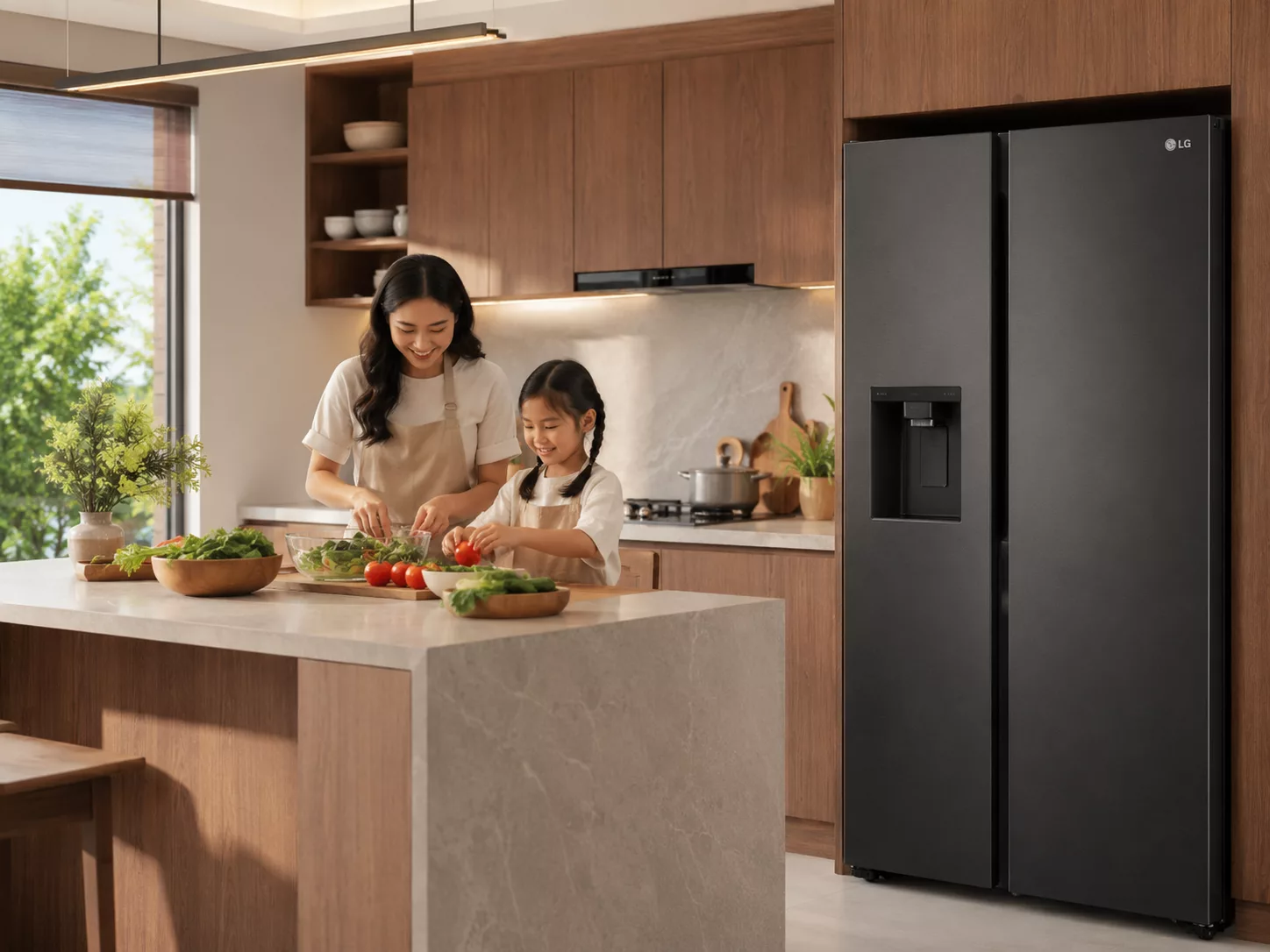 Tủ lạnh LG Side By Side Door in Door InstaView cho căn hộ cao cấp