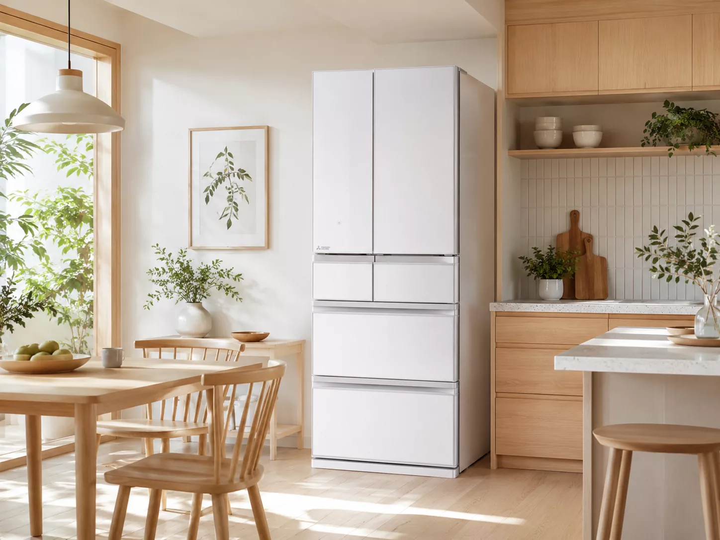 Chọn dung t&iacute;ch tủ lạnh Mitsubishi Electric Inverter theo số người d&ugrave;ng gia đ&igrave;nh