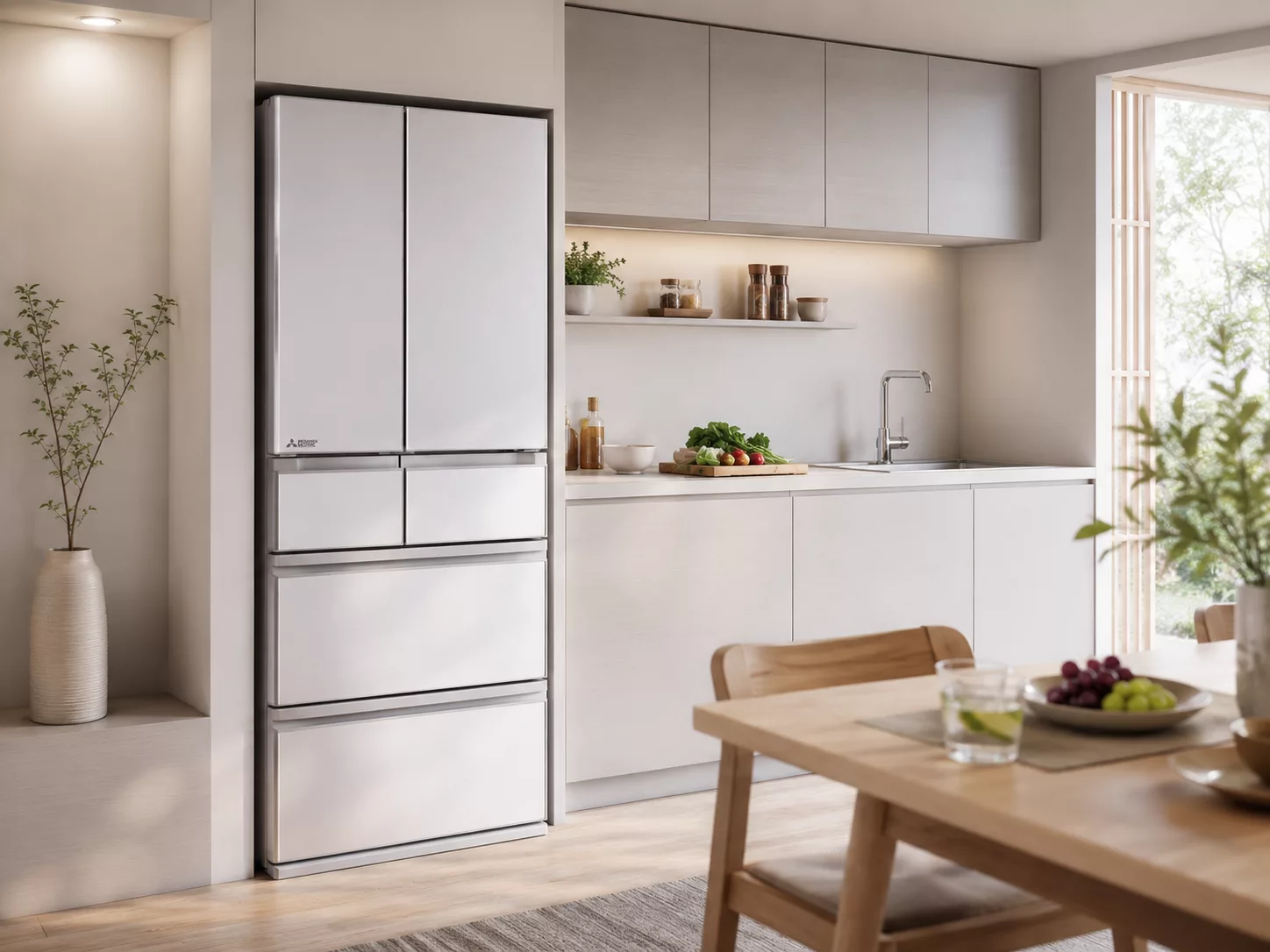 Tủ lạnh Mitsubishi Electric 2 cánh 3 cánh 4 cánh Side By Side Multi Door