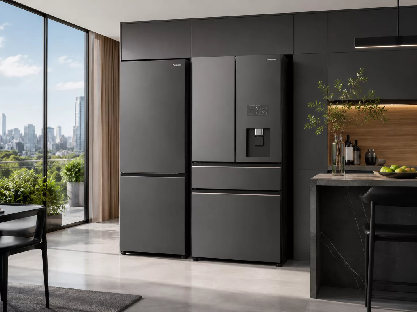 Tủ lạnh Panasonic 2 c&aacute;nh 4 c&aacute;nh Side By Side Multi Door ch&iacute;nh h&atilde;ng