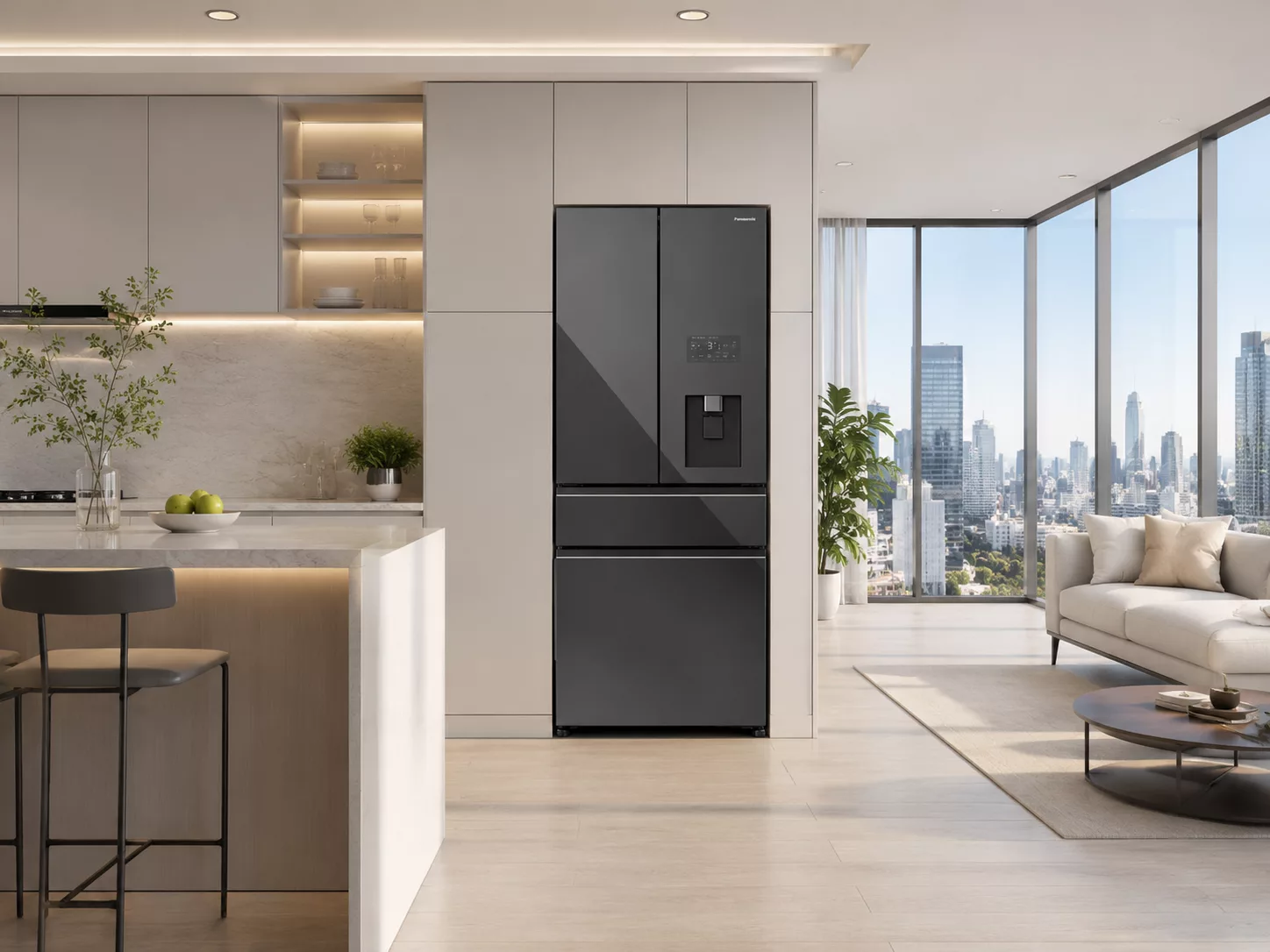 Chọn dung tích tủ lạnh Panasonic Multi Door theo số người dùng gia đình