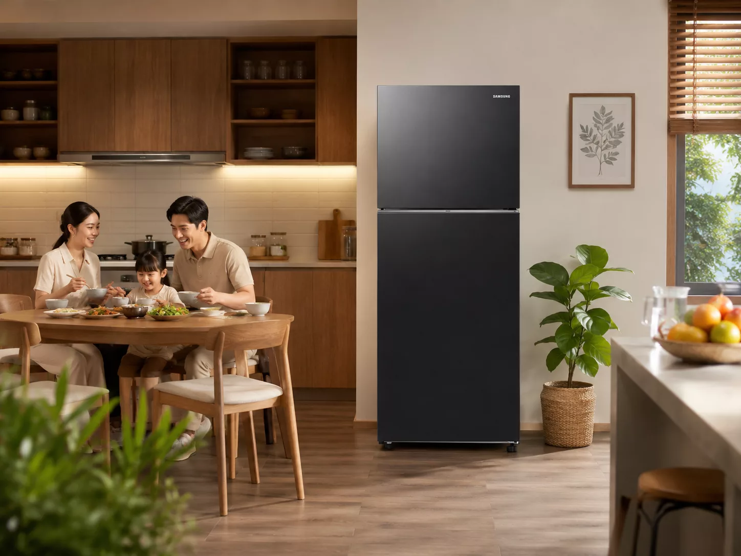 Tủ lạnh Samsung Inverter tiết kiệm điện cho căn hộ chung cư nh&agrave; phố