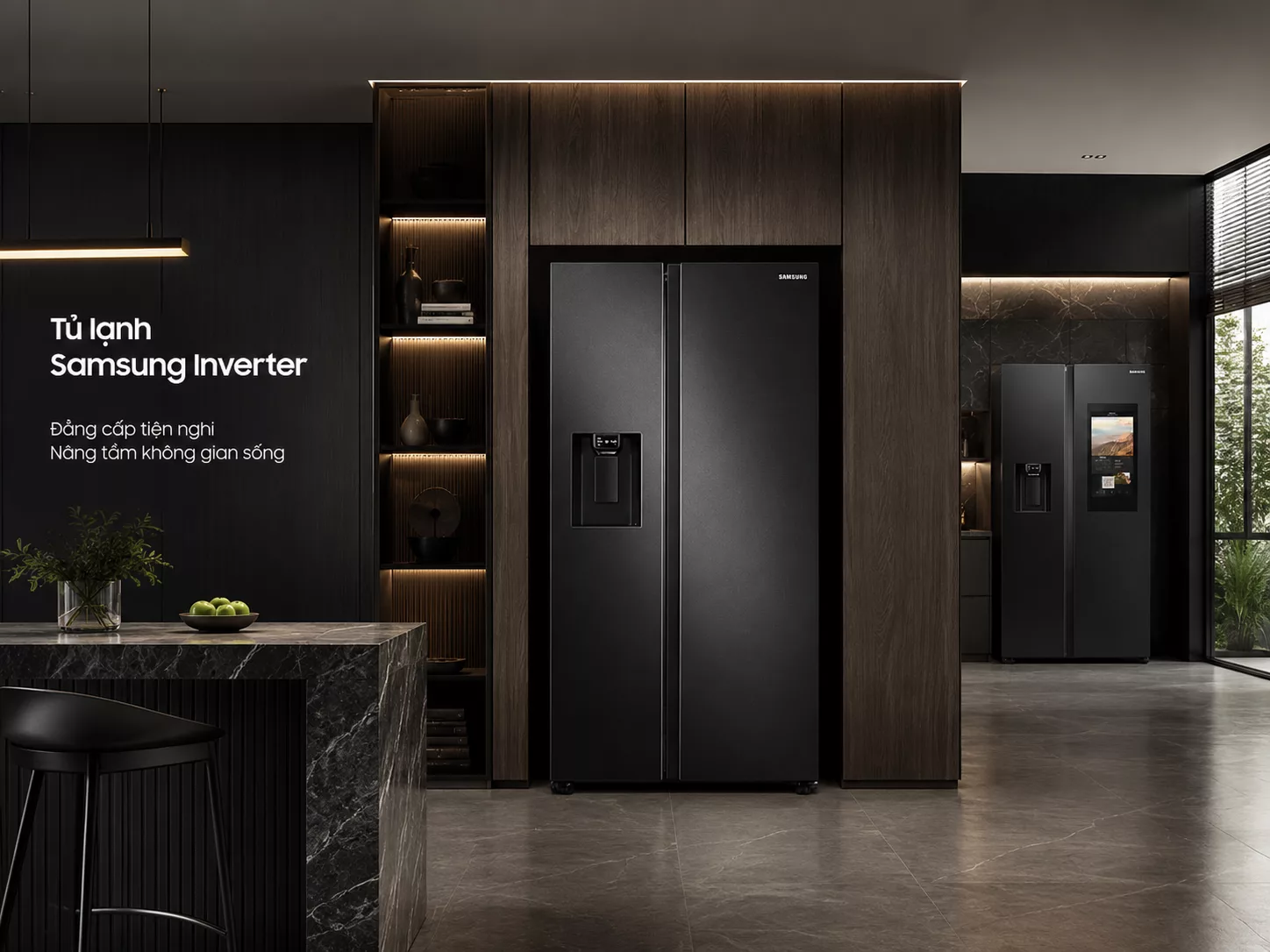 Tủ lạnh Samsung Inverter 2 c&aacute;nh 4 c&aacute;nh Side By Side Multi Door Bespoke