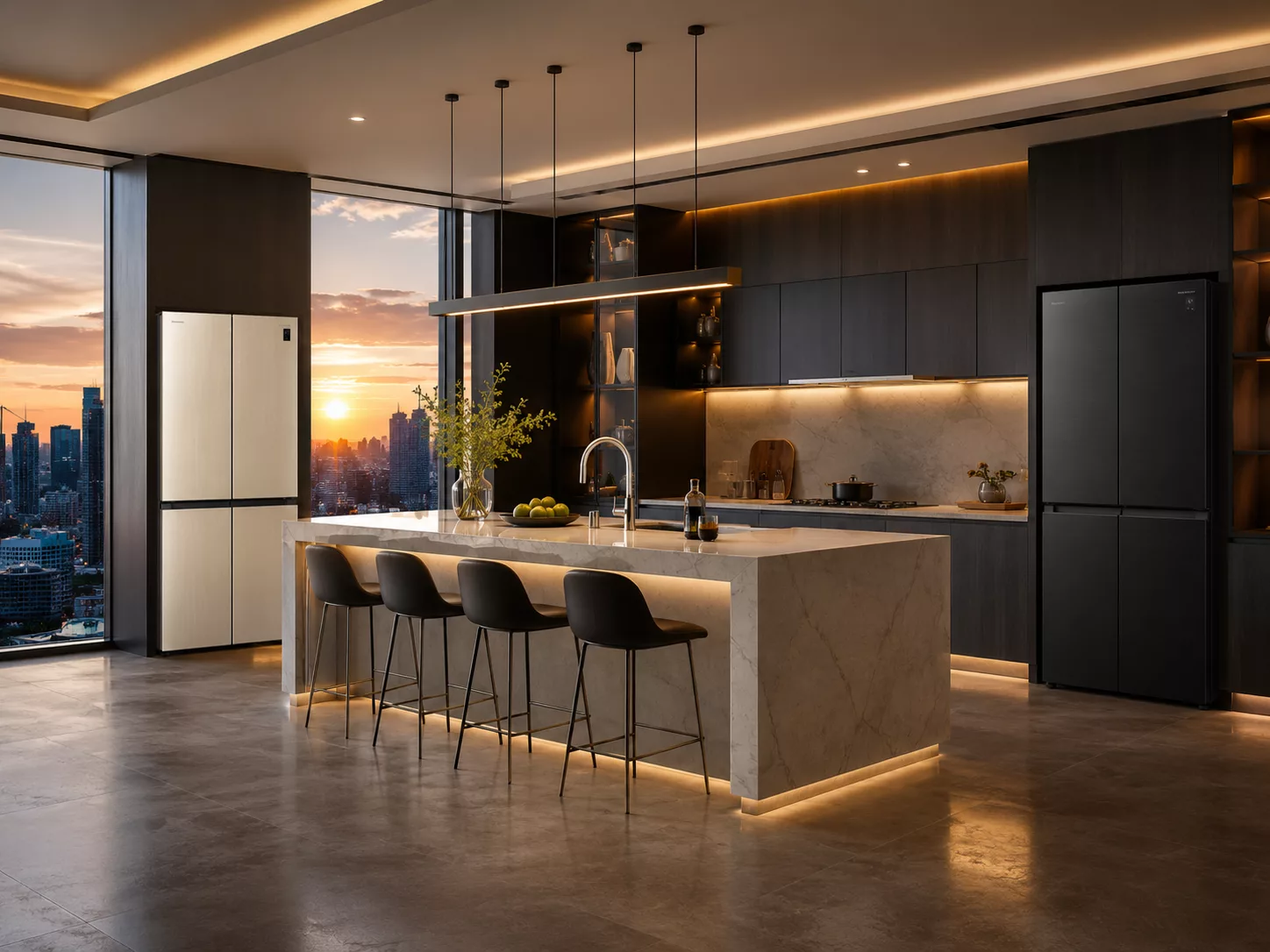 Tủ lạnh Sharp Multi Door nhiều cửa dung tích lớn cho gia đình đông người