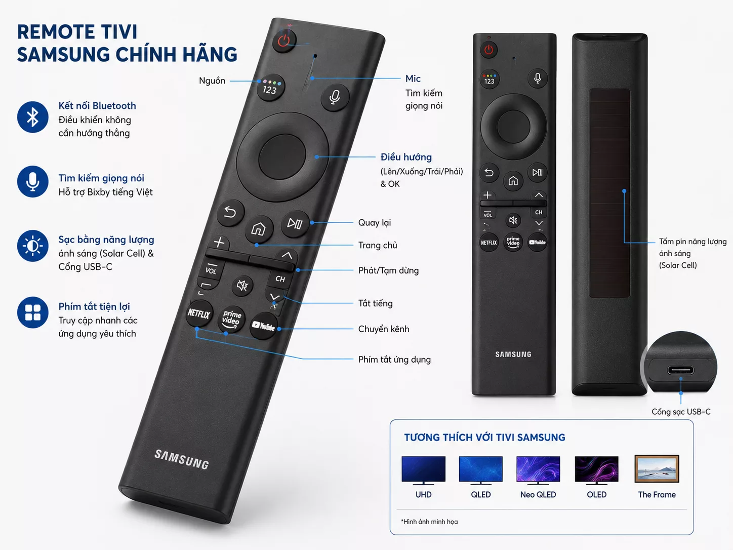 Remote Tivi Samsung chính hãng Remote Tivi Samsung chính hãng và các loại điều khiển phổ biến