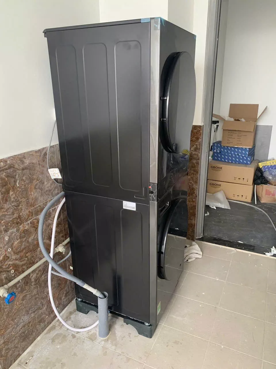 Lắp tủ lạnh LG cho nh&agrave; anh Khoa tại Nam Từ Li&ecirc;m